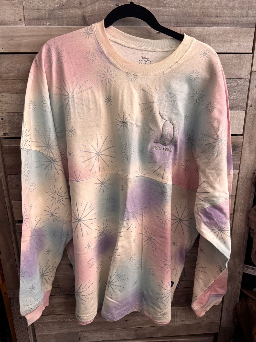 Disney Pastel Tie-Dye Spirit Jersey in Pink, Purple, Blue, Cream